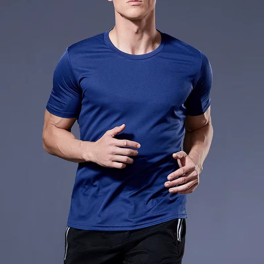 Men'S Quick Dry Short Sleeve  Moisture Wicking  T-Shirt 