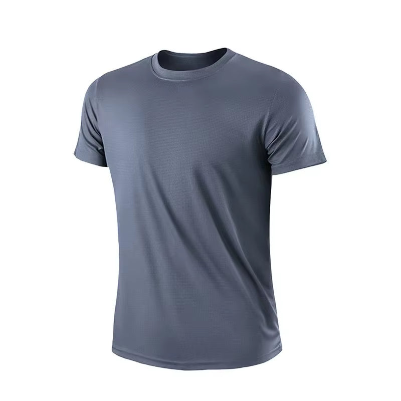 Men'S Quick Dry Short Sleeve  Moisture Wicking  T-Shirt 